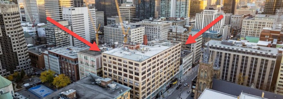 Bureaux à louer 460 Sainte Catherine ouest