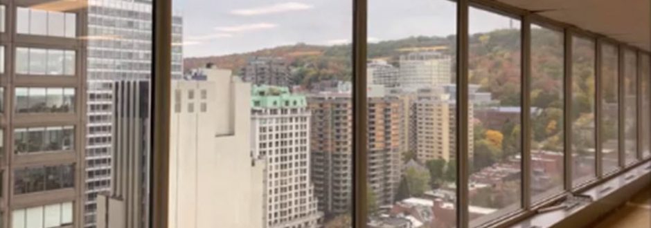 La vue à partir du 1000 Sherbrooke