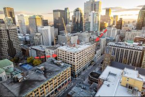 Le 460 Sainte Catherine, immeuble de style loft au centre ville de Montreal